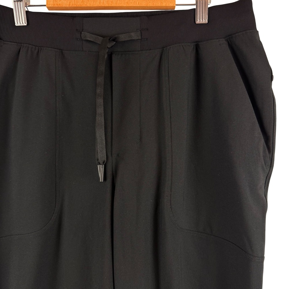 Lululemon ABC Short Joggers Mens Medium Black LM5AWOS Tapered Technical Pants‎